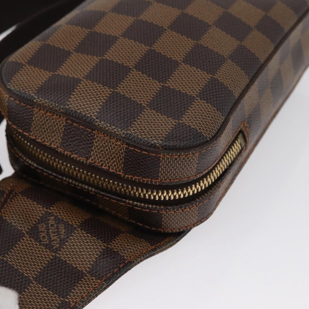 Louis Vuitton Geronimos Waist Bag Damier Brown Canvas Shoulder Bag