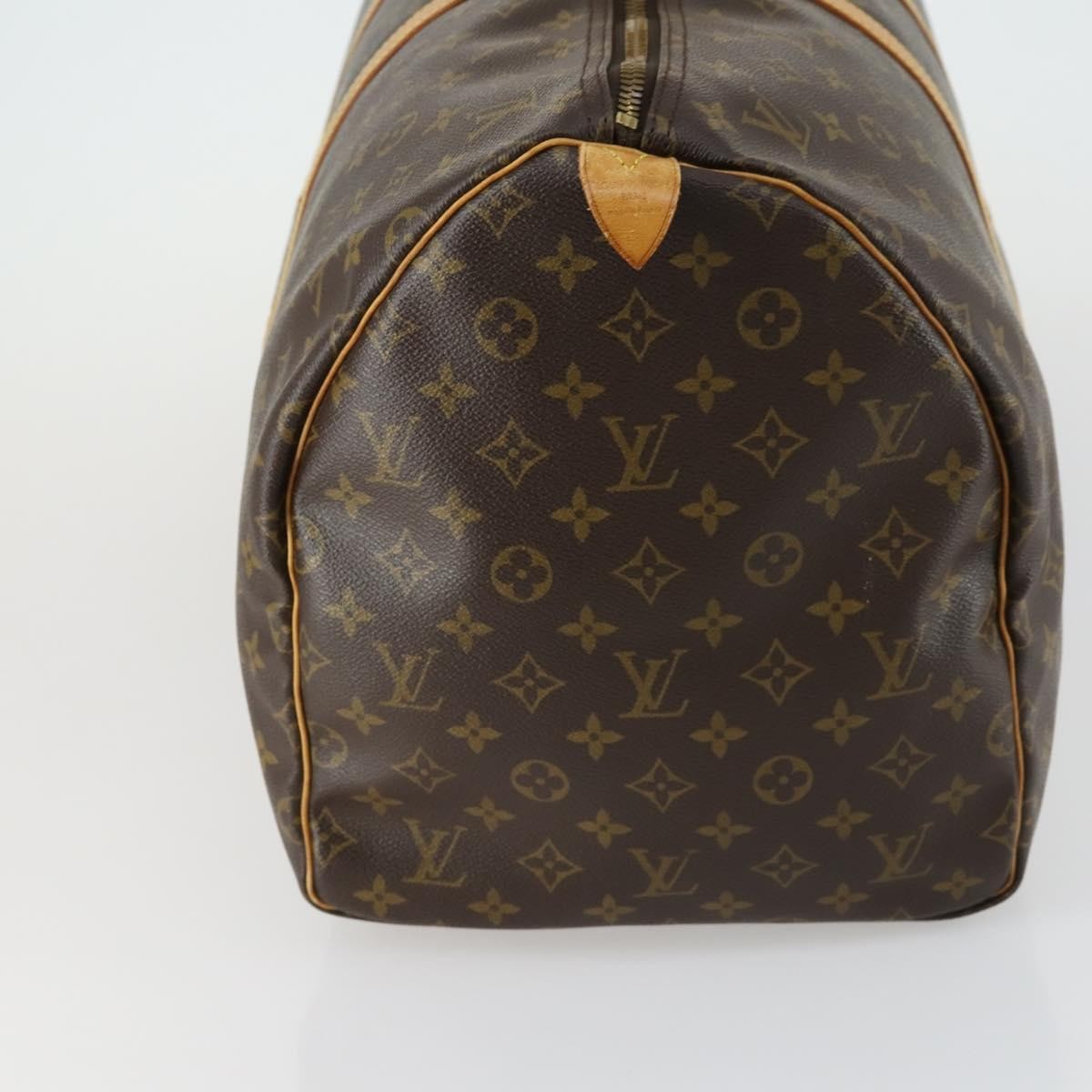 Louis Vuitton Keepall Bag Monogram Canvas Brown Canvas Travel Bag