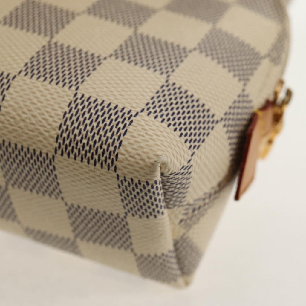 Louis Vuitton Cosmetic Pouch Damier Beige Canvas Clutche & Pouche Bag