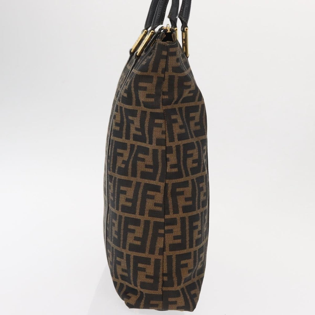 Fendi Zucca Tote Bag Canvas Black Canvas Tote Bag Bag