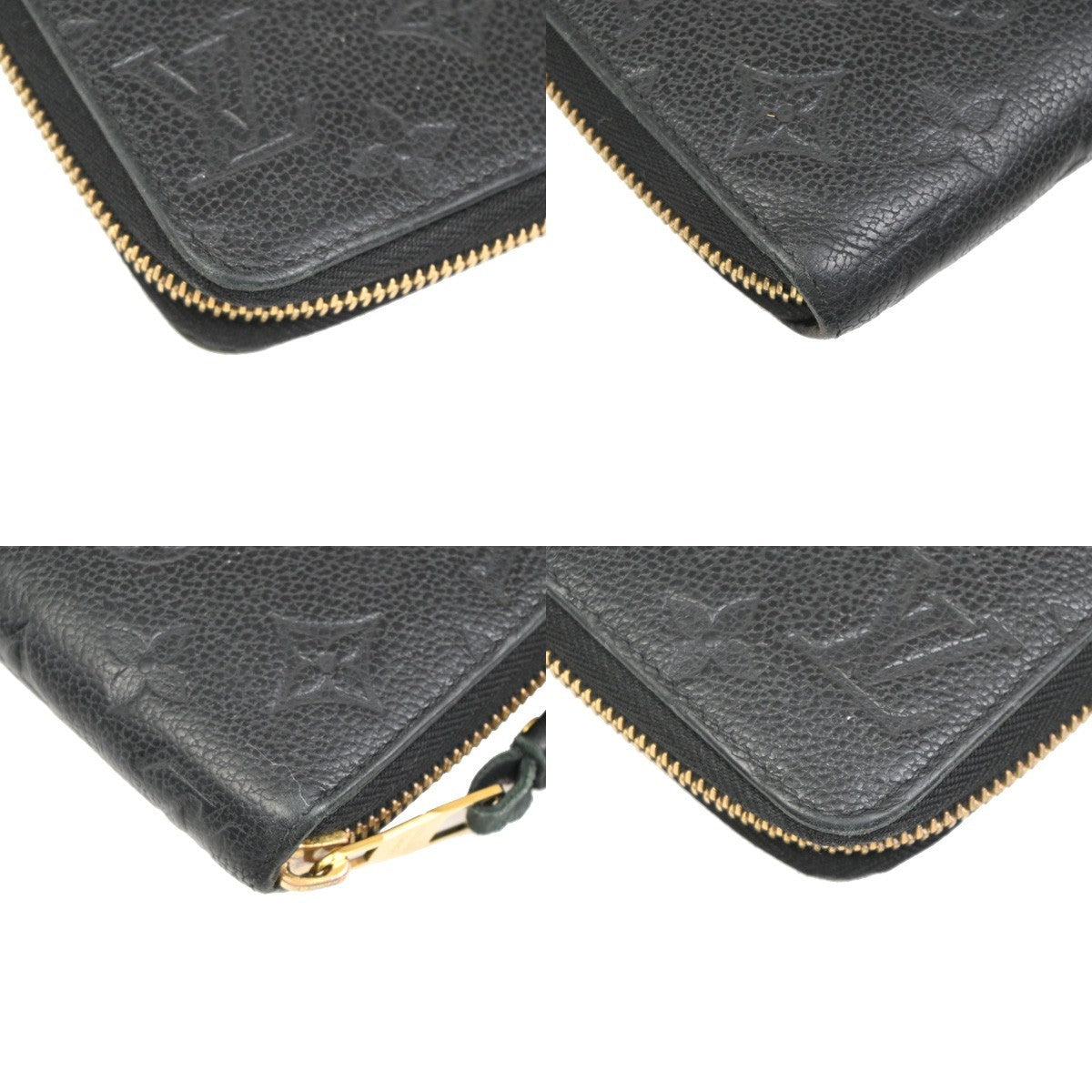 Louis Vuitton Portefeuille Zippy Monogramme Empreinte Monogramme Empreinte Black Leather Wallets Accessory
