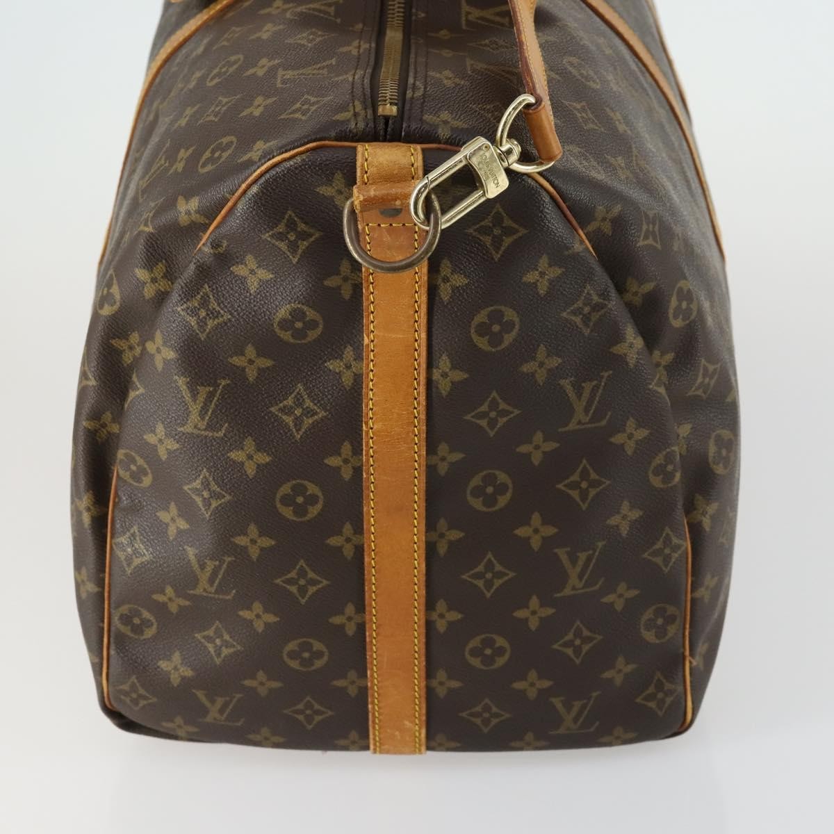 Louis Vuitton Keepall Bandouliere Bag Monogram Canvas Brown Canvas Travel Bag