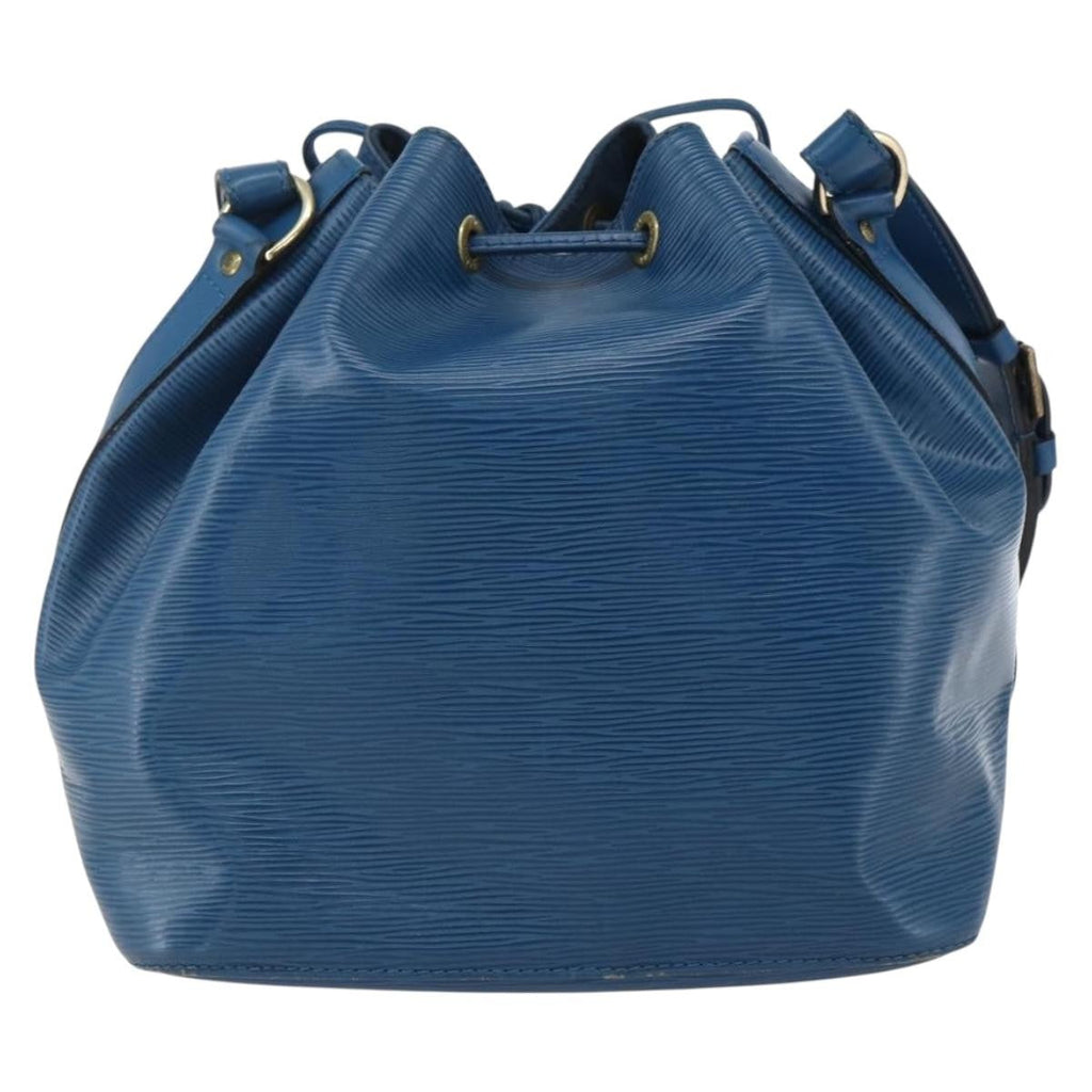 Louis Vuitton Noe Handbag Epi Leather Blue Leather Shoulder Bag