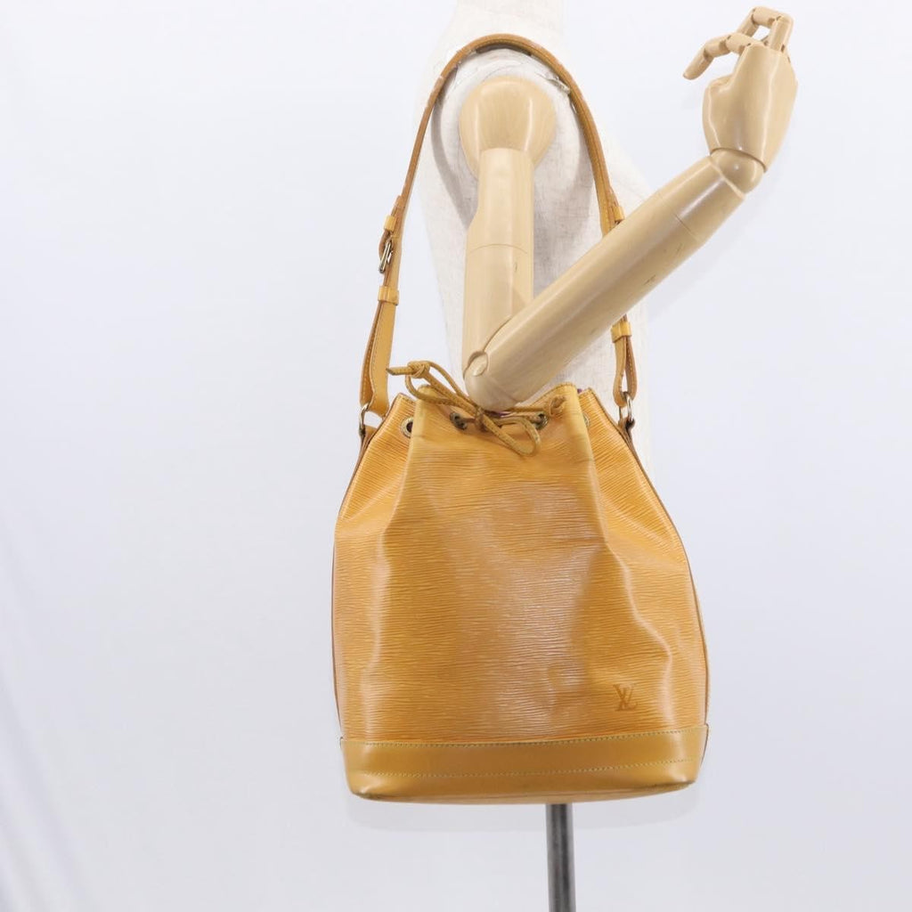 Louis Vuitton Noe Handbag Epi Leather Yellow Leather Shoulder Bag