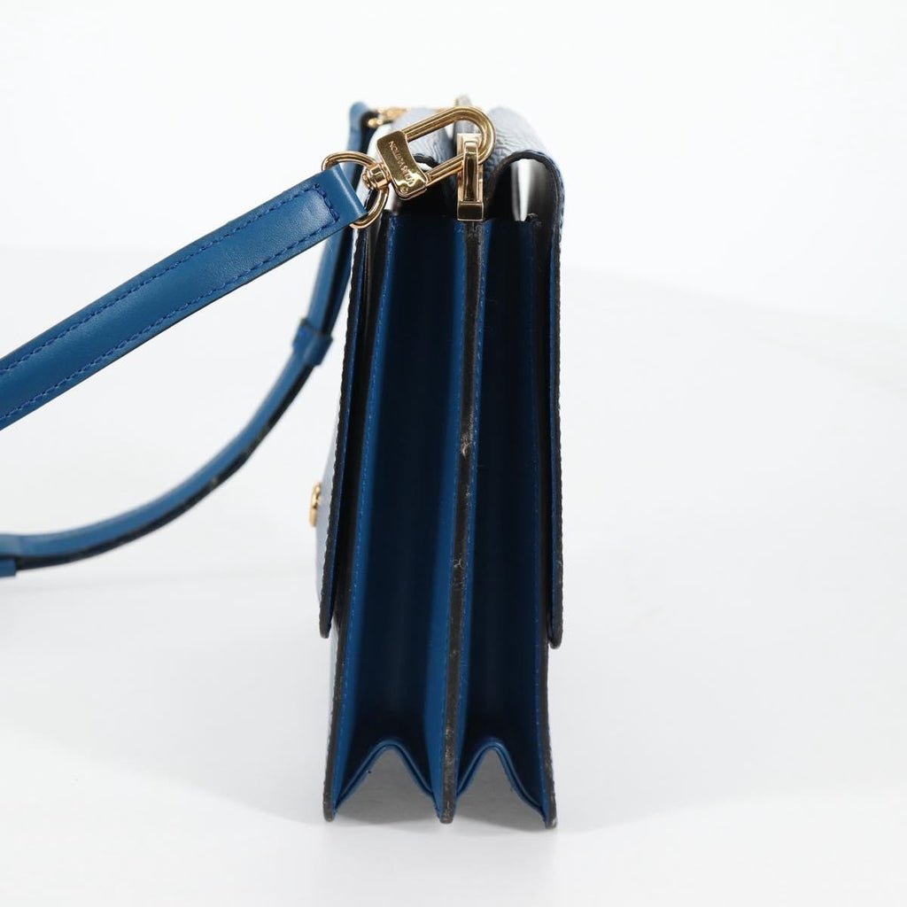 Louis Vuitton Grenelle Shoulder Bag Epi Leather Blue Leather Shoulder Bag
