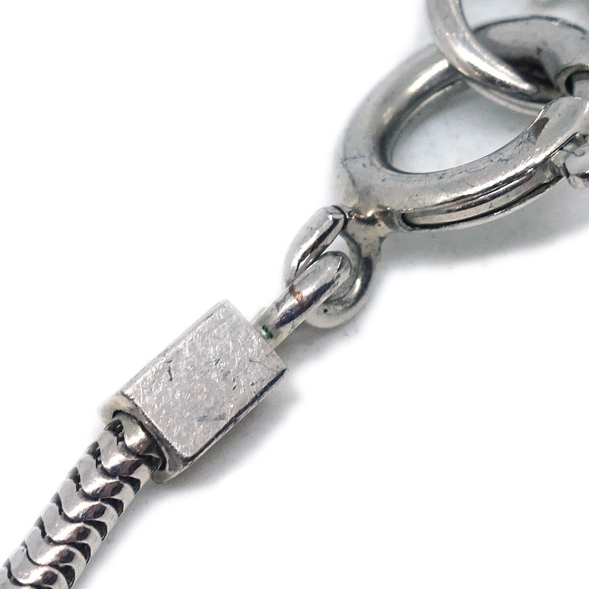 Chanel Cc Chain Bracelet Metal With Faux Pearl Silver Silver_Plated Bracelet Jewelry