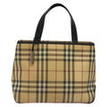 Burberry Nova Check Handbag Nova Check Canvas And Leather Beige Canvas Handbag