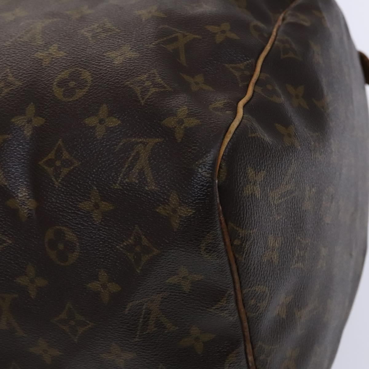 Louis Vuitton Keepall Bag Monogram Canvas Brown Canvas Travel Bag