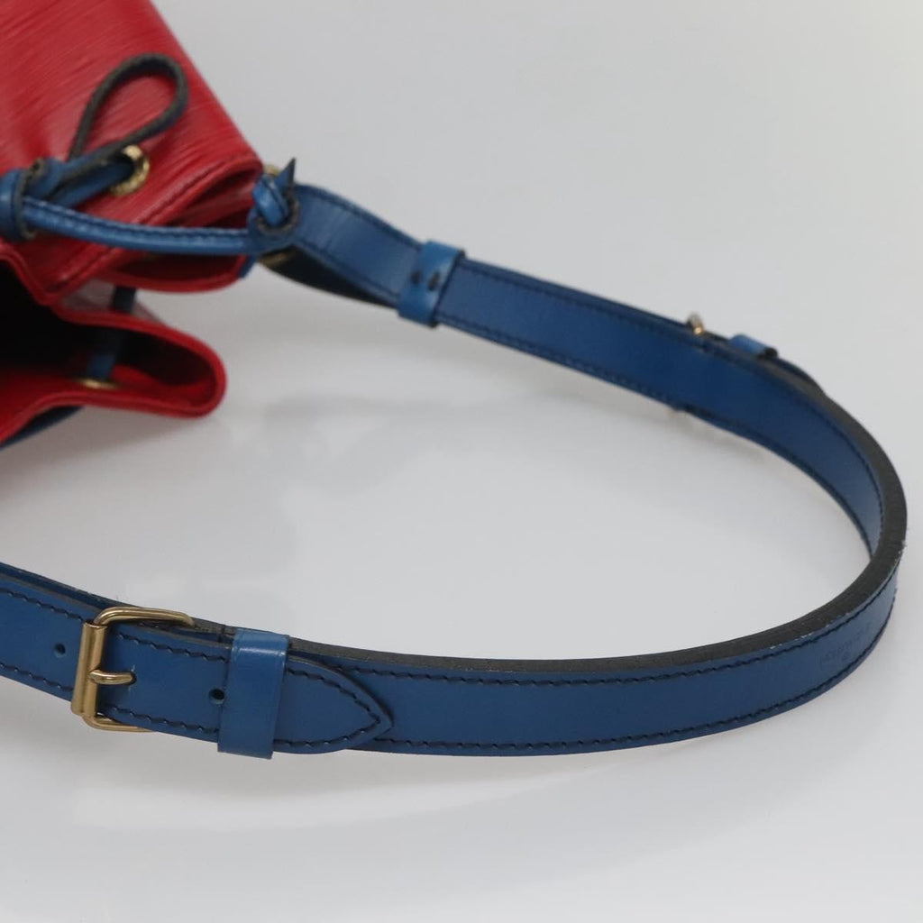 Louis Vuitton Bicolor Noe Handbag Epi Leather Red Leather Bag