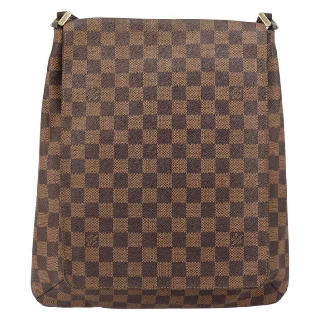 Louis Vuitton Musette Handbag Damier Brown Canvas Shoulder Bag