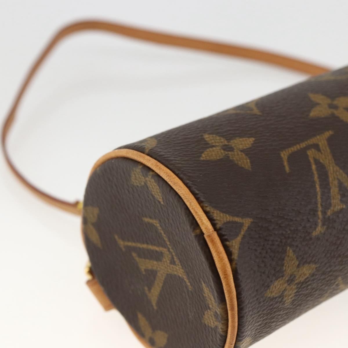Louis Vuitton Papillon Pochette Monogram Canvas Brown Canvas Clutche & Pouche Bag