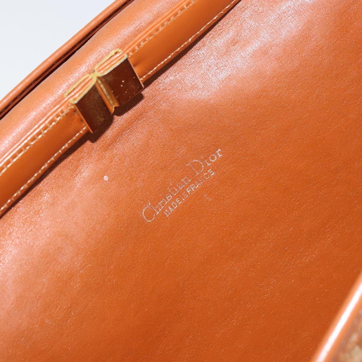 Christian Dior Vintage Trotter Shoulder Bag Canvas Brown Canvas Shoulder Bag Bag (Pre-Owned)