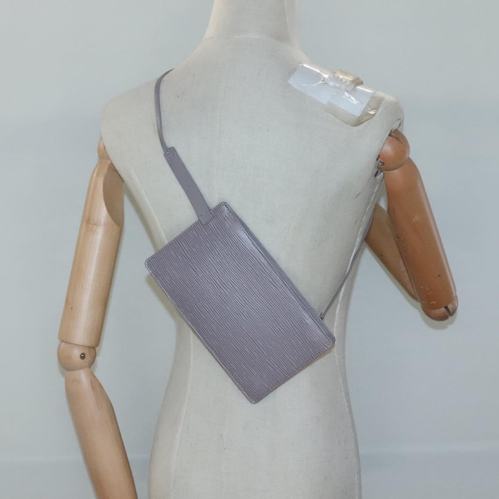 Louis Vuitton Rochelle Waist Bag Epi Leather Purple Leather Clutche & Pouche Bag