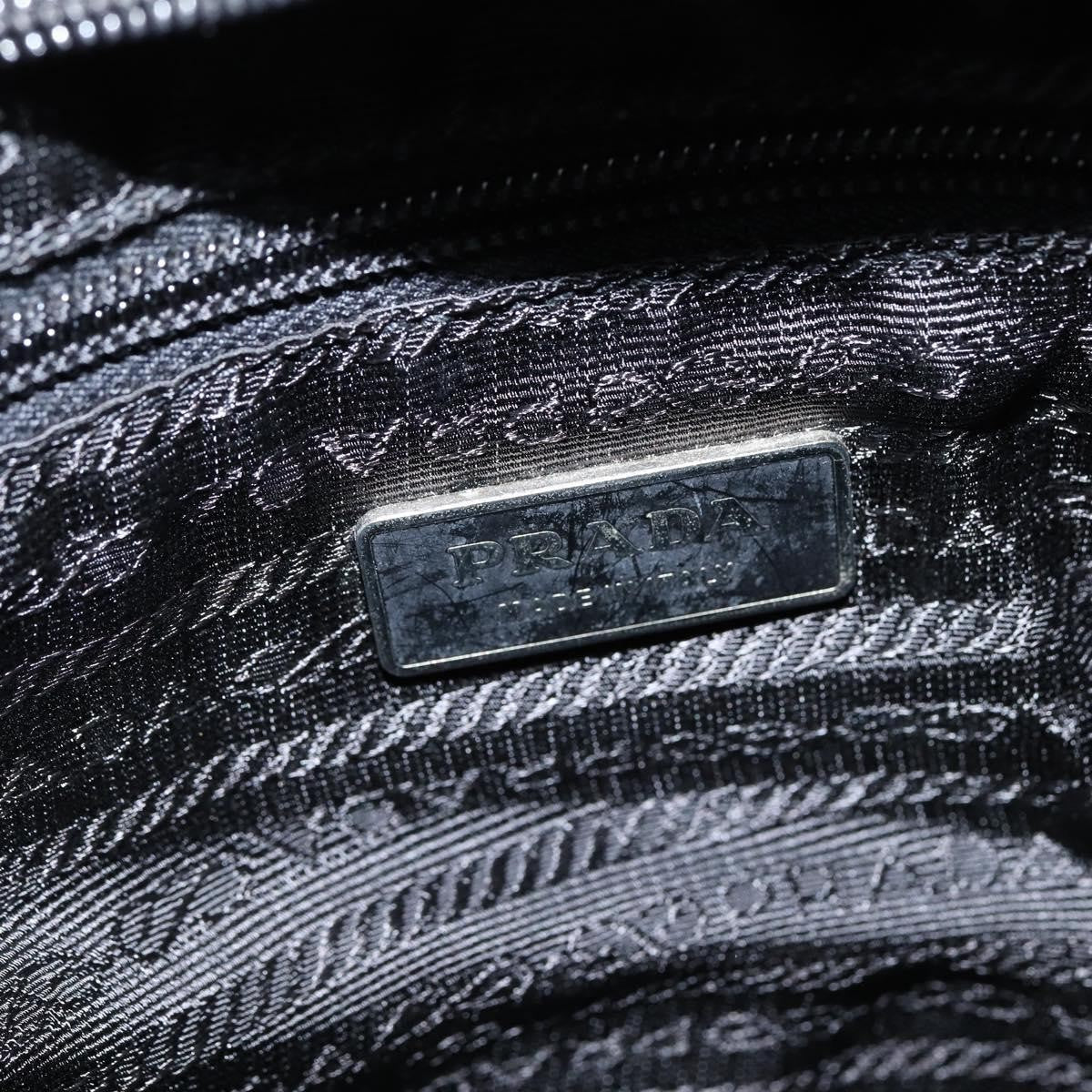 Prada Front Pocket Messenger Bag Tessuto Black Nylon Shoulder Bag Bag