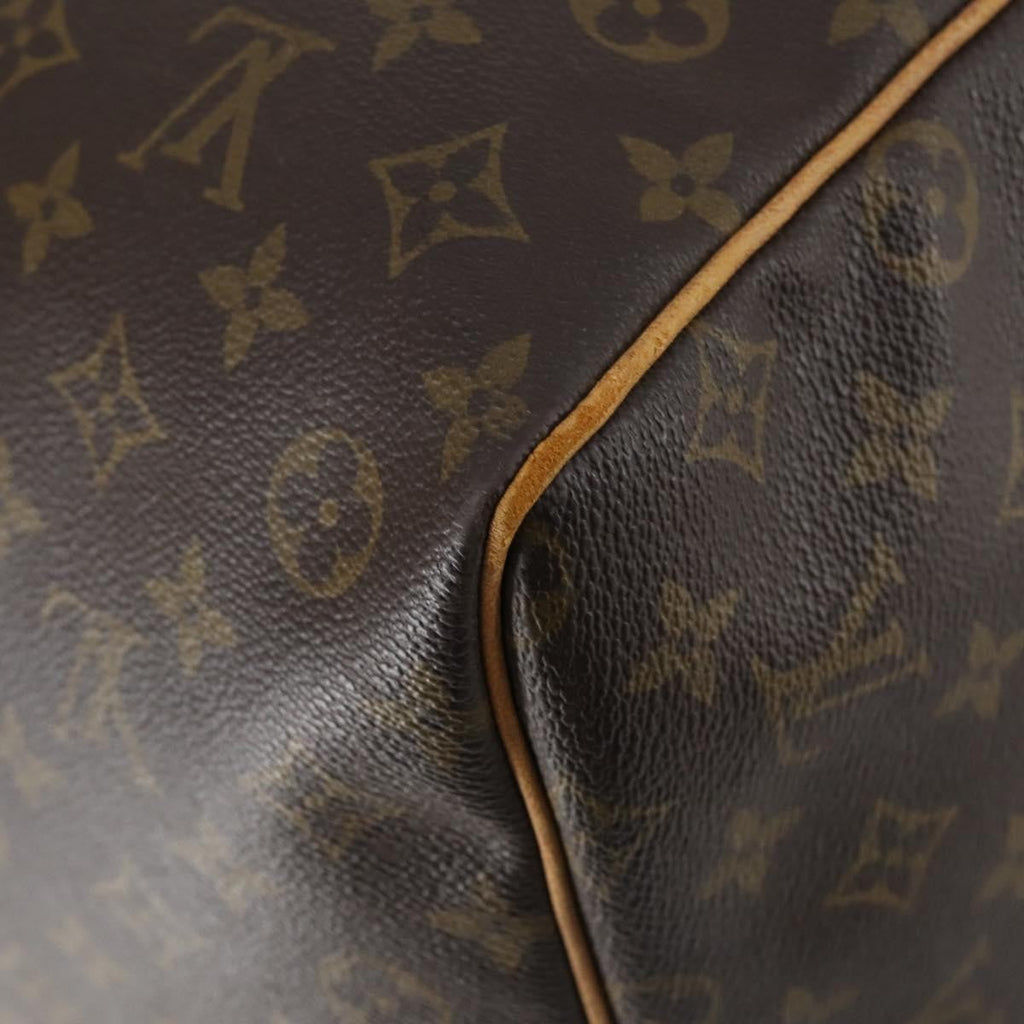 Louis Vuitton Keepall Bag Monogram Canvas Brown Canvas Travel Bag