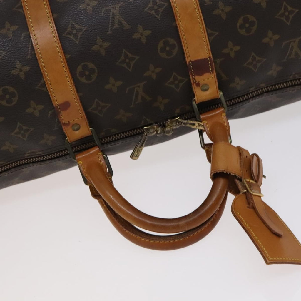 Louis Vuitton Keepall Bag Monogram Canvas Brown Canvas Bag