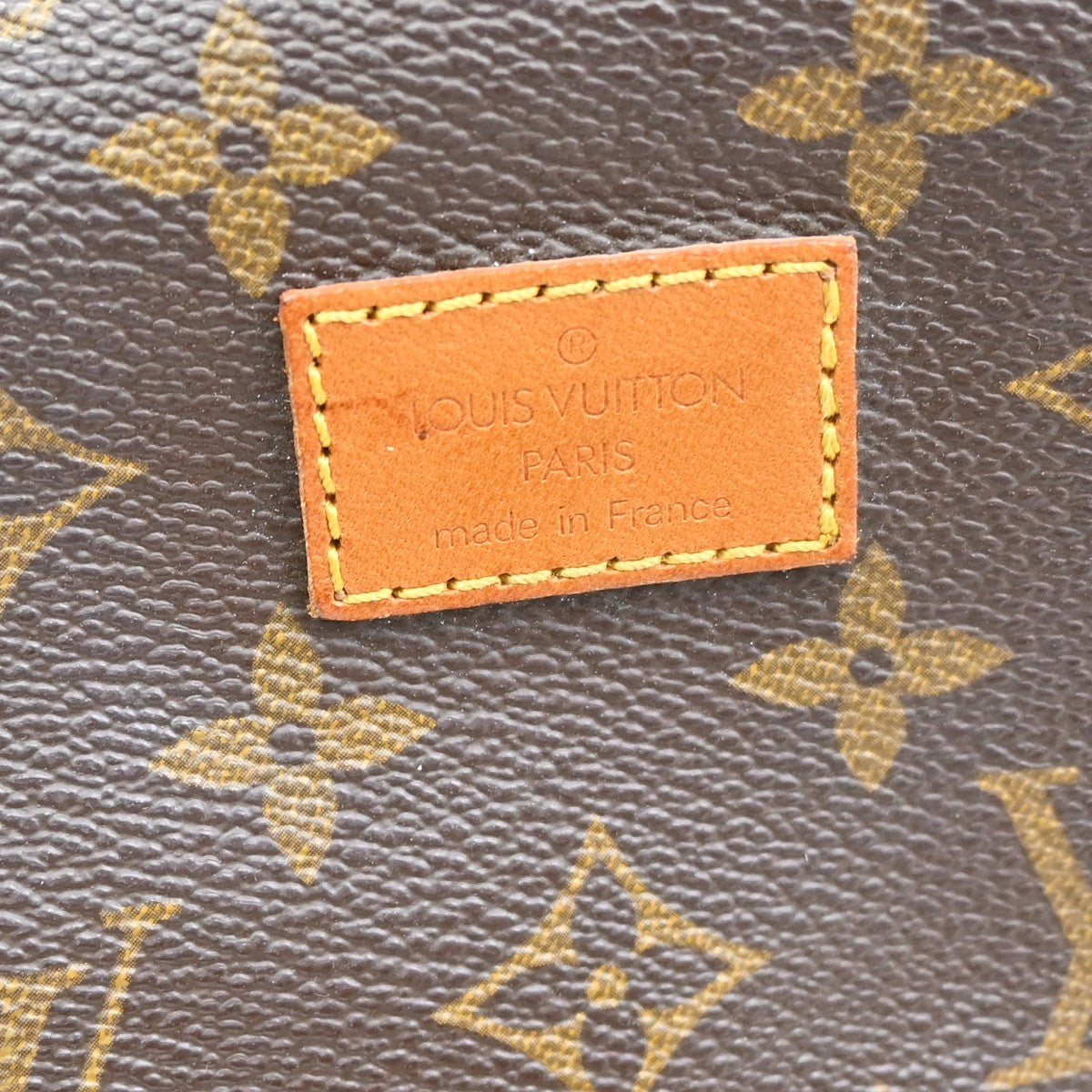 Louis Vuitton Saumur Handbag Monogram Canvas Brown Canvas Shoulder Bag