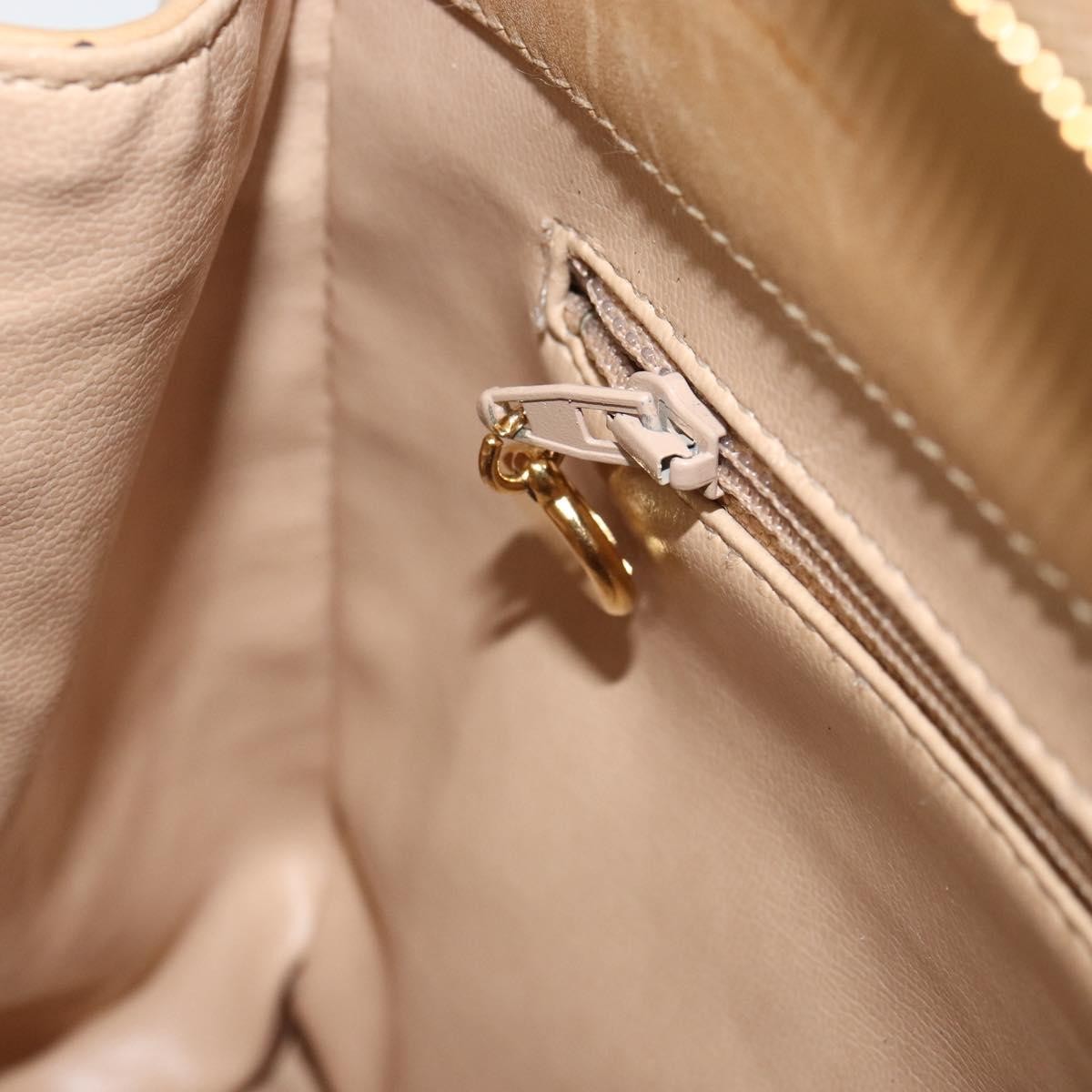 Chanel Vintage Convertible Tote Chevron Lambskin Beige Leather Tote Bag Bag