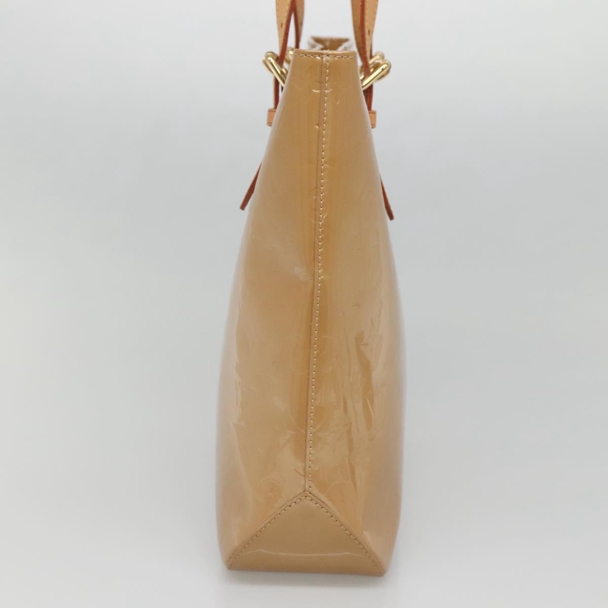 Louis Vuitton Brentwood Handbag Monogram Vernis Brown Patent_Leather Shoulder Bag