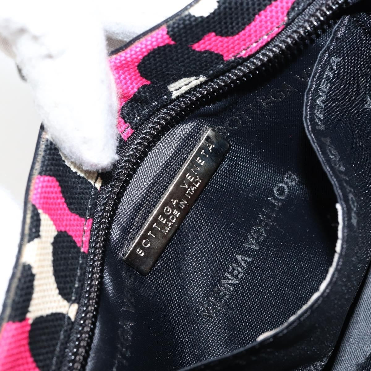 Bottega Veneta Vintage Shoulder Bag Canvas Pink Canvas Shoulder Bag Bag
