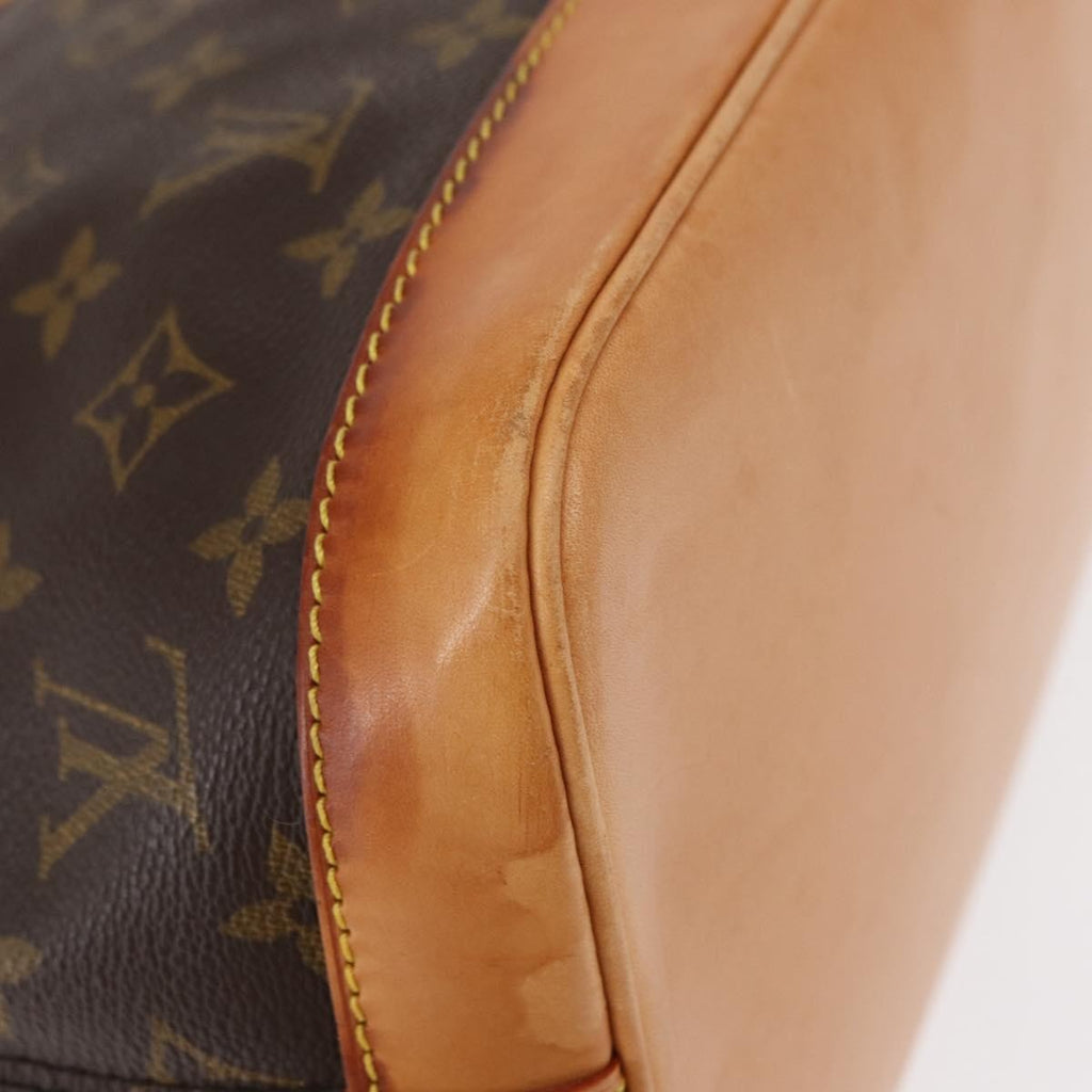 Louis Vuitton Alma Handbag Monogram Canvas Brown Canvas Handbag