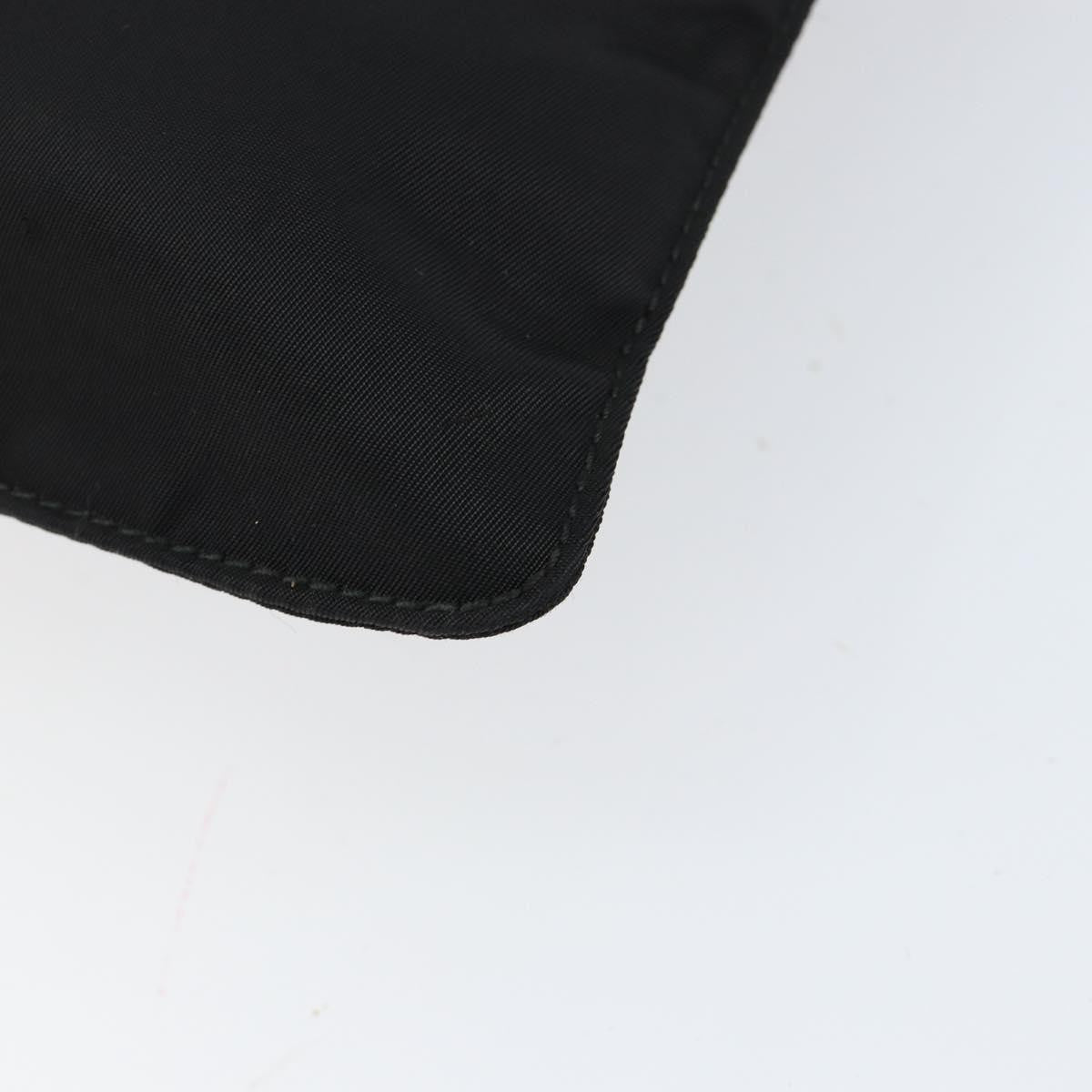 Prada Front Pocket Messenger Bag Tessuto Black Nylon Shoulder Bag Bag