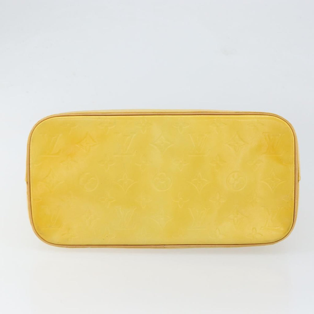 Louis Vuitton Houston Handbag Monogram Vernis Yellow Patent_Leather Tote Bag