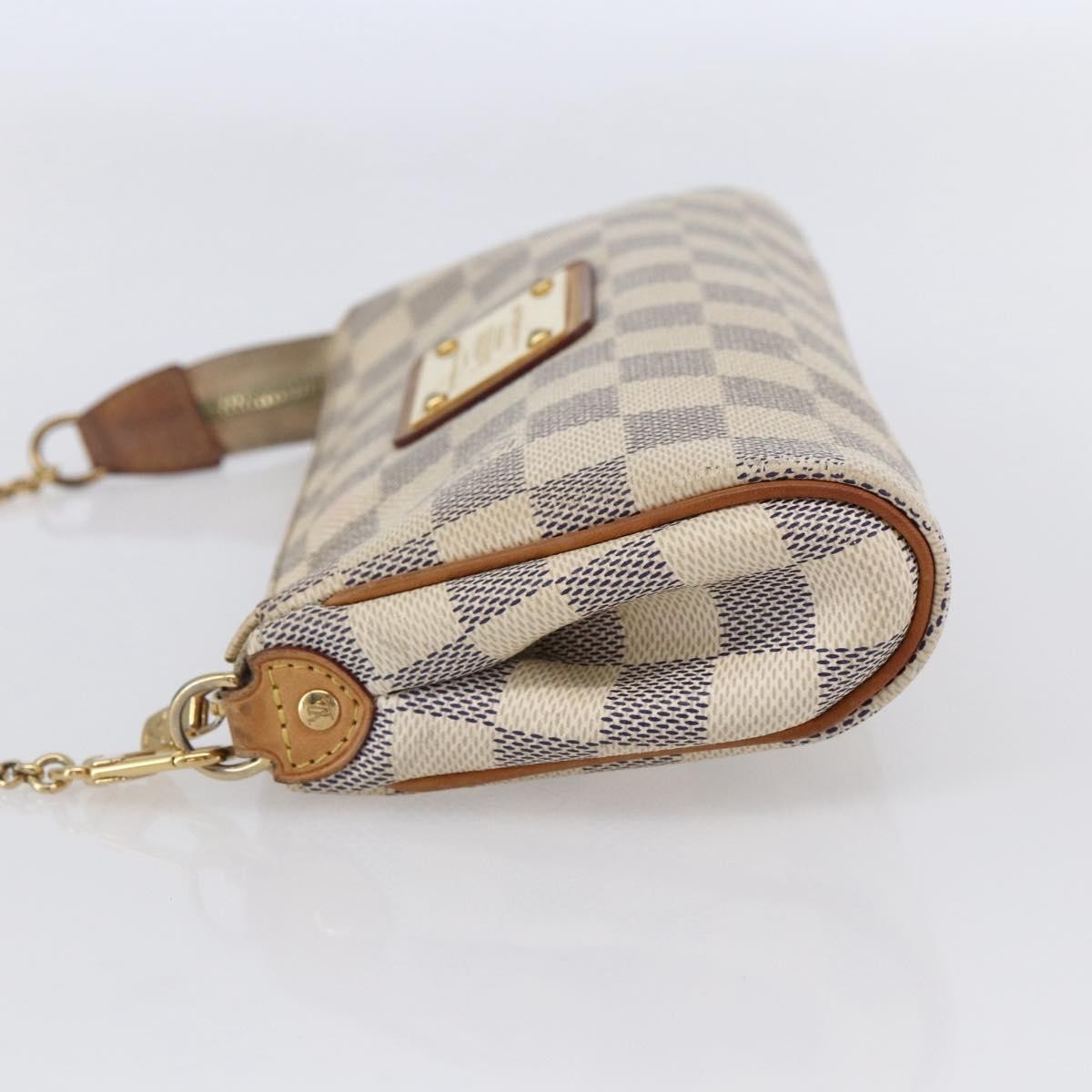 Louis Vuitton Eva Handbag Damier Beige Canvas Bag
