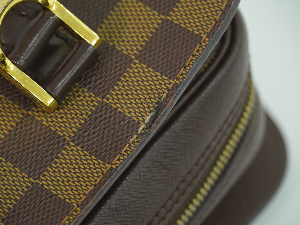Louis Vuitton Triana Bag Damier Brown Canvas Handbag