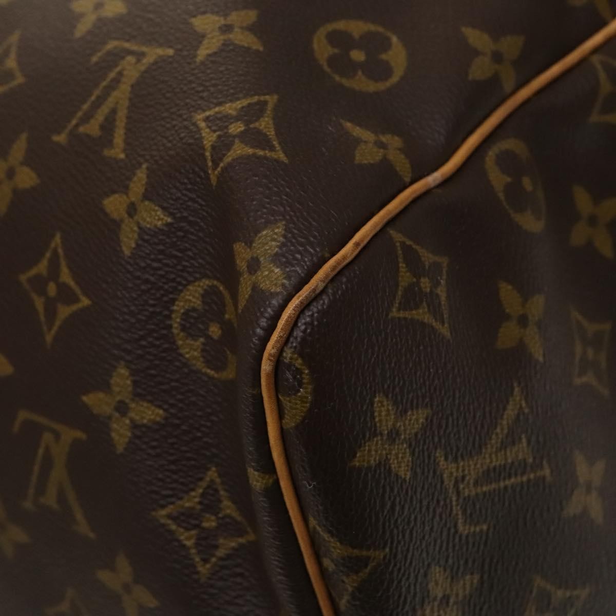 Louis Vuitton Keepall Bag Monogram Canvas Brown Canvas Bag