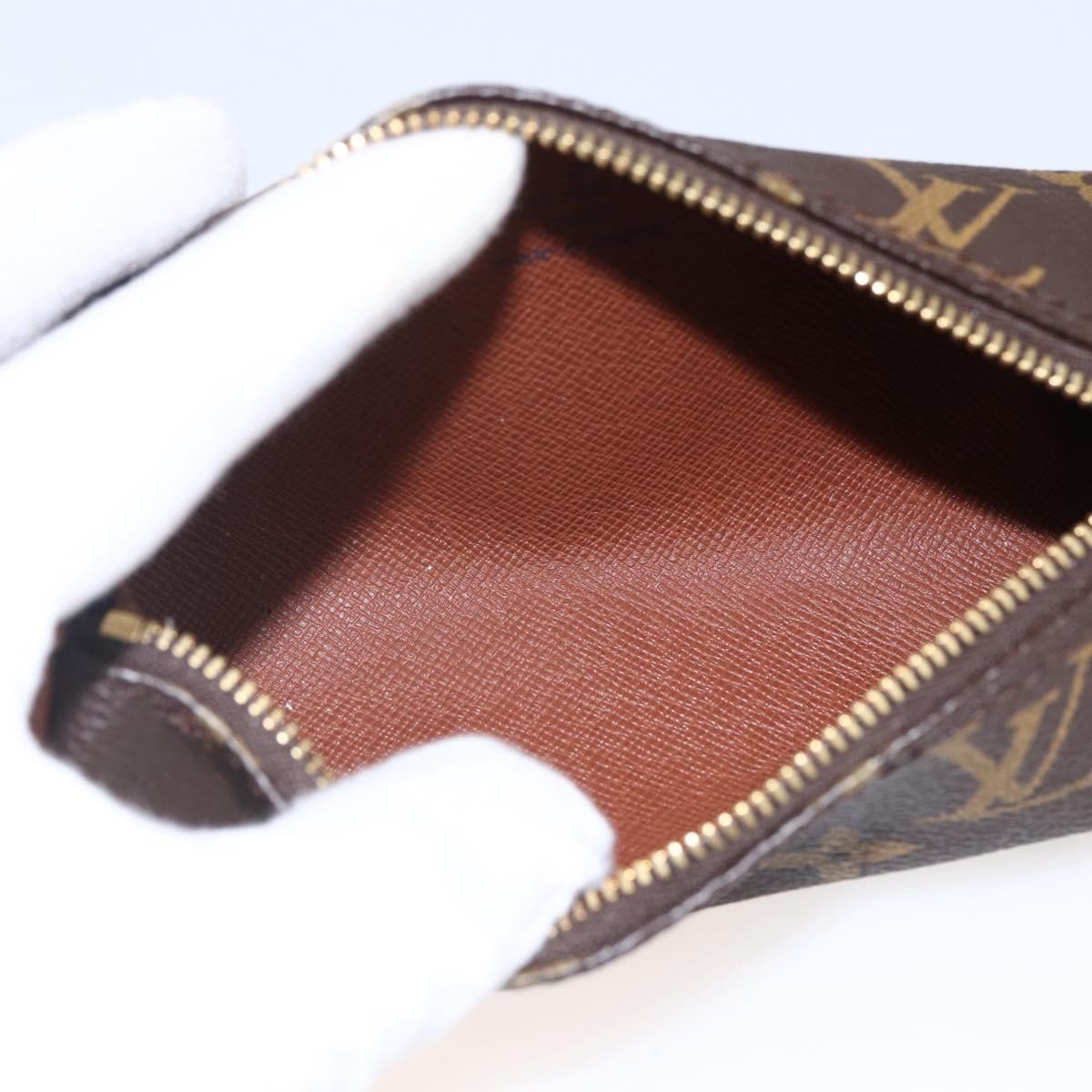 Louis Vuitton Papillon Pochette Monogram Canvas Brown Canvas Clutche & Pouche Bag