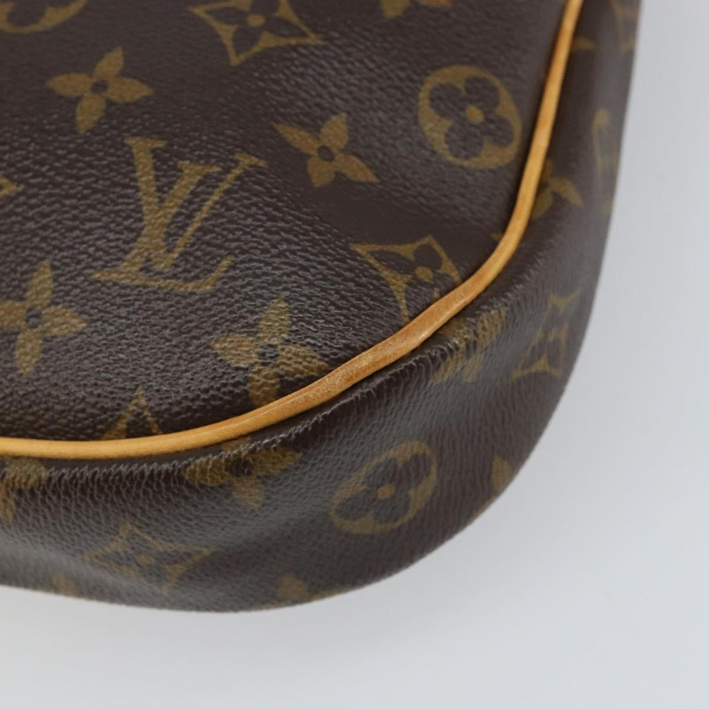 Louis Vuitton Odeon Handbag Monogram Canvas Brown Canvas Shoulder Bag