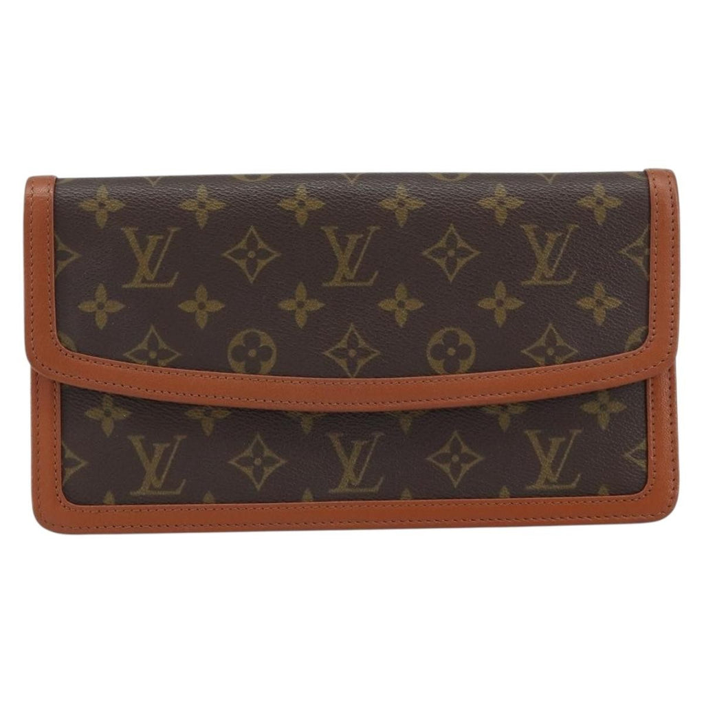 Louis Vuitton Dame Pochette Monogram Canvas Brown Canvas Clutche & Pouche Bag