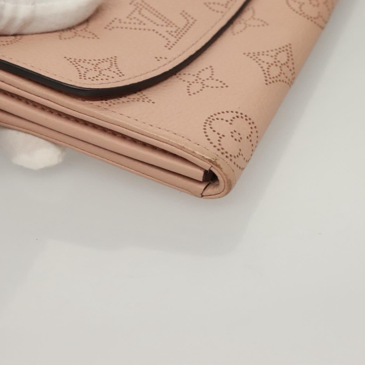 Louis Vuitton Iris Wallet Mahina Leather Pink Leather Wallets Accessory