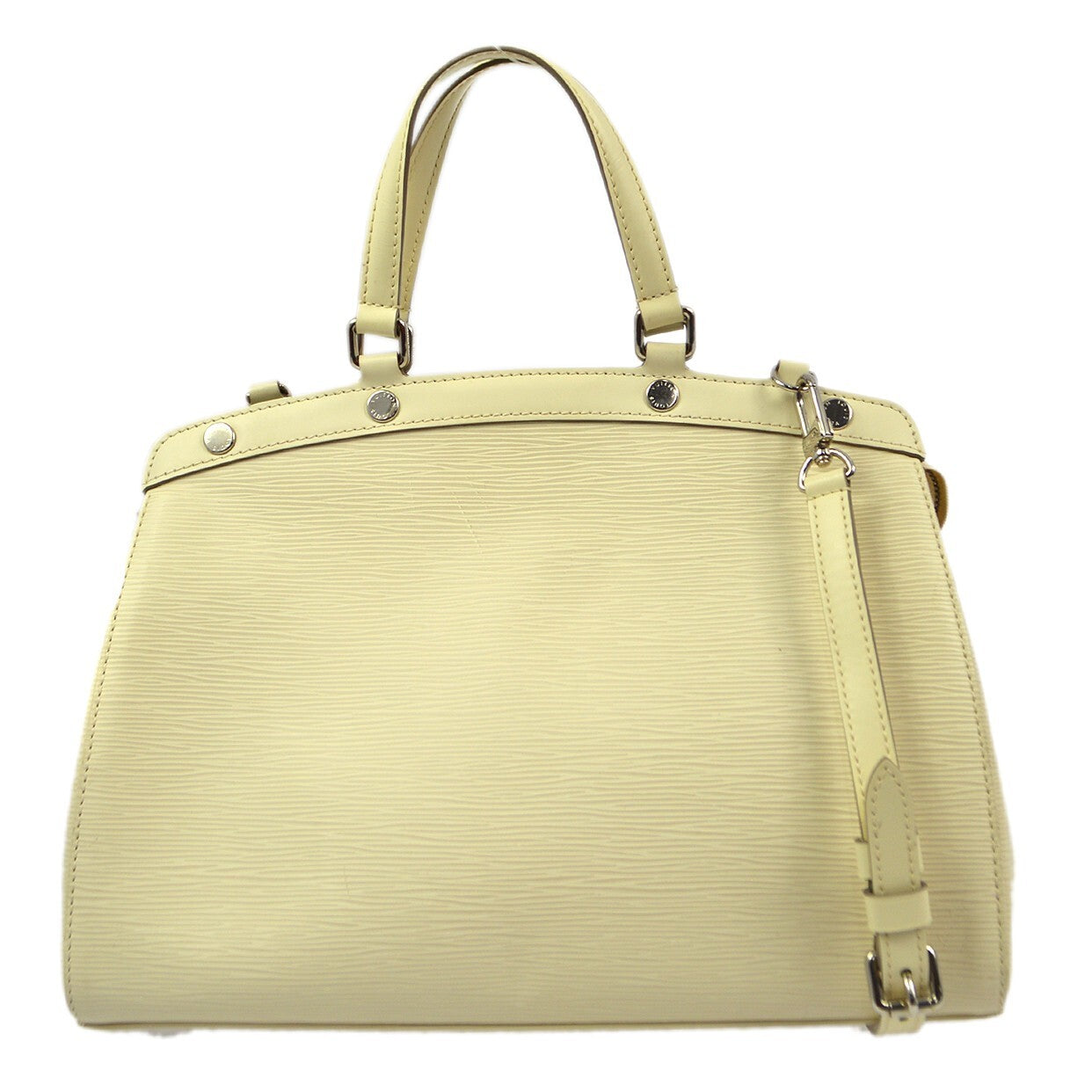 Louis Vuitton Brea Handbag Epi Leather Beige Leather Handbag
