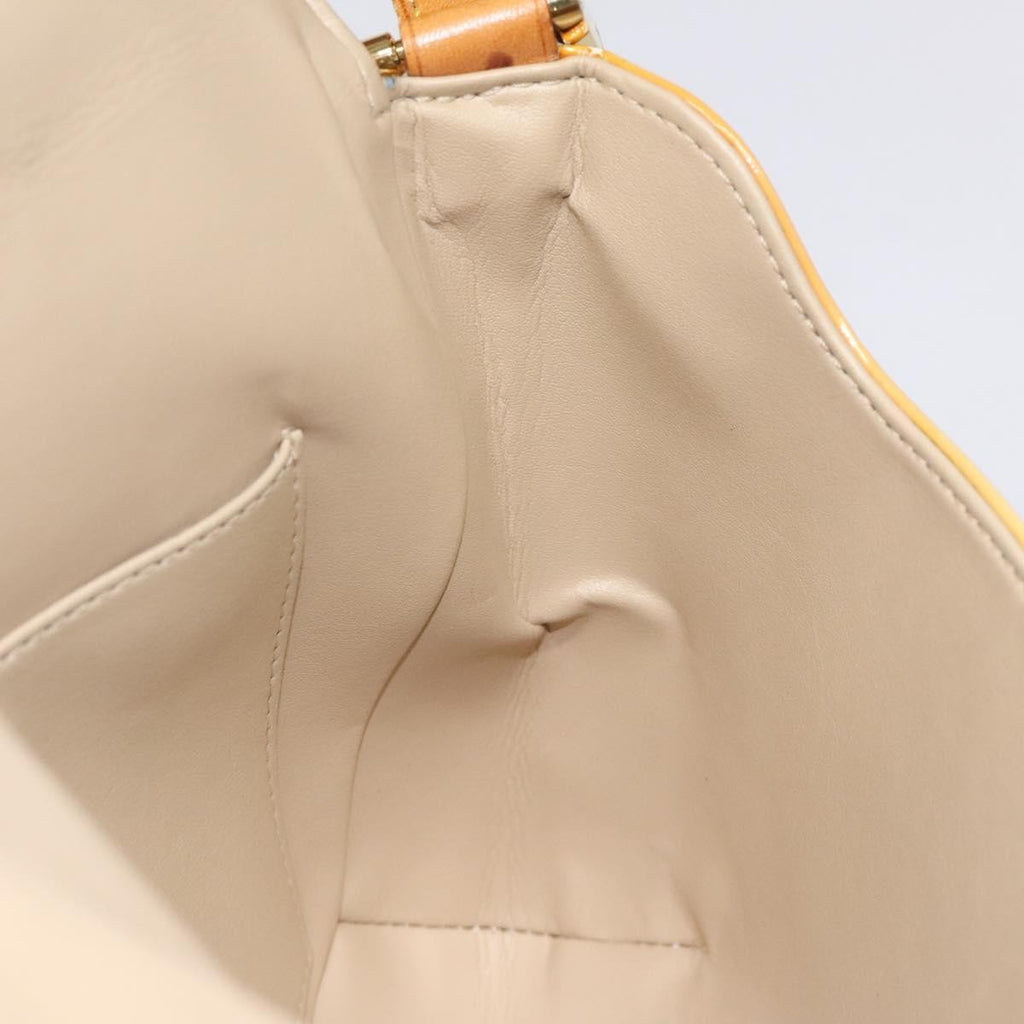 Louis Vuitton Thompson Street Handbag Monogram Vernis Beige Patent_Leather Bag