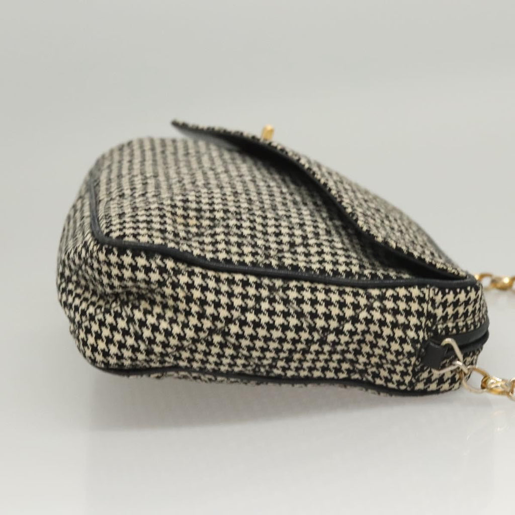 Chanel Vintage Front Pocket Camera Bag Canvas White Canvas Shoulder Bag Bag