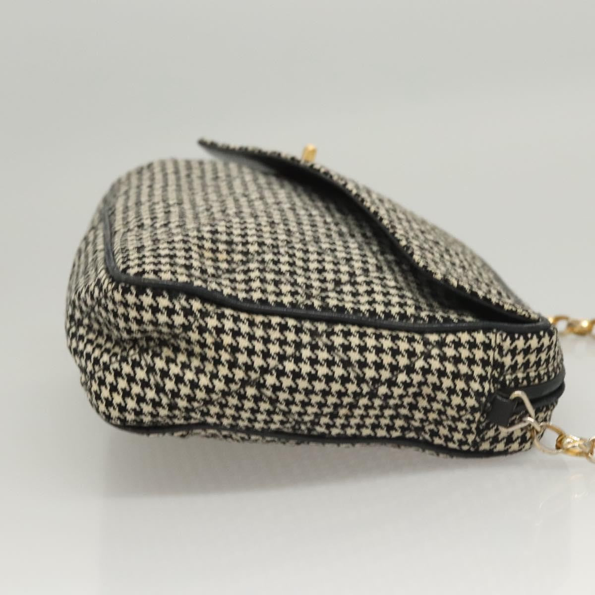 Chanel Vintage Front Pocket Camera Bag Canvas White Canvas Shoulder Bag Bag