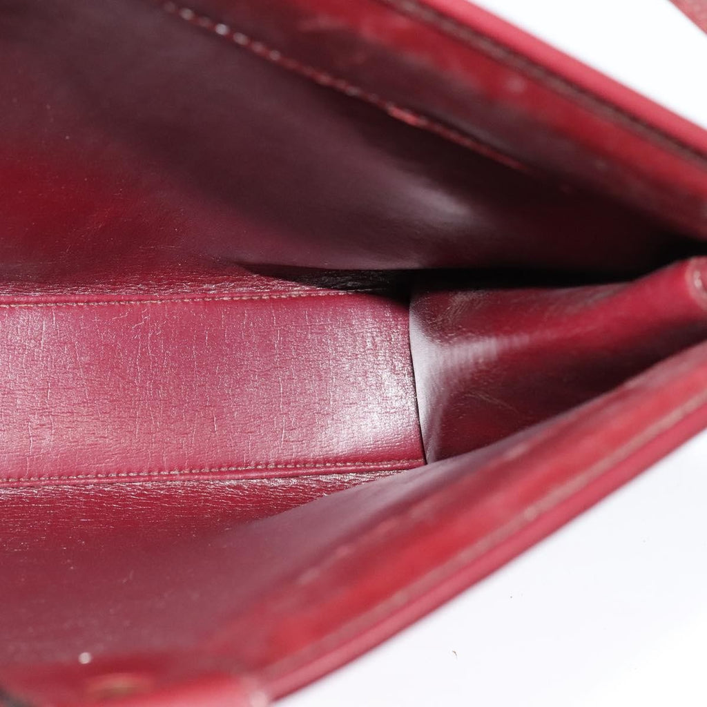 Christian Dior Trotter Shoulder Bag Canvas Red Canvas Shoulder Bag Bag (Pre-Owned)
