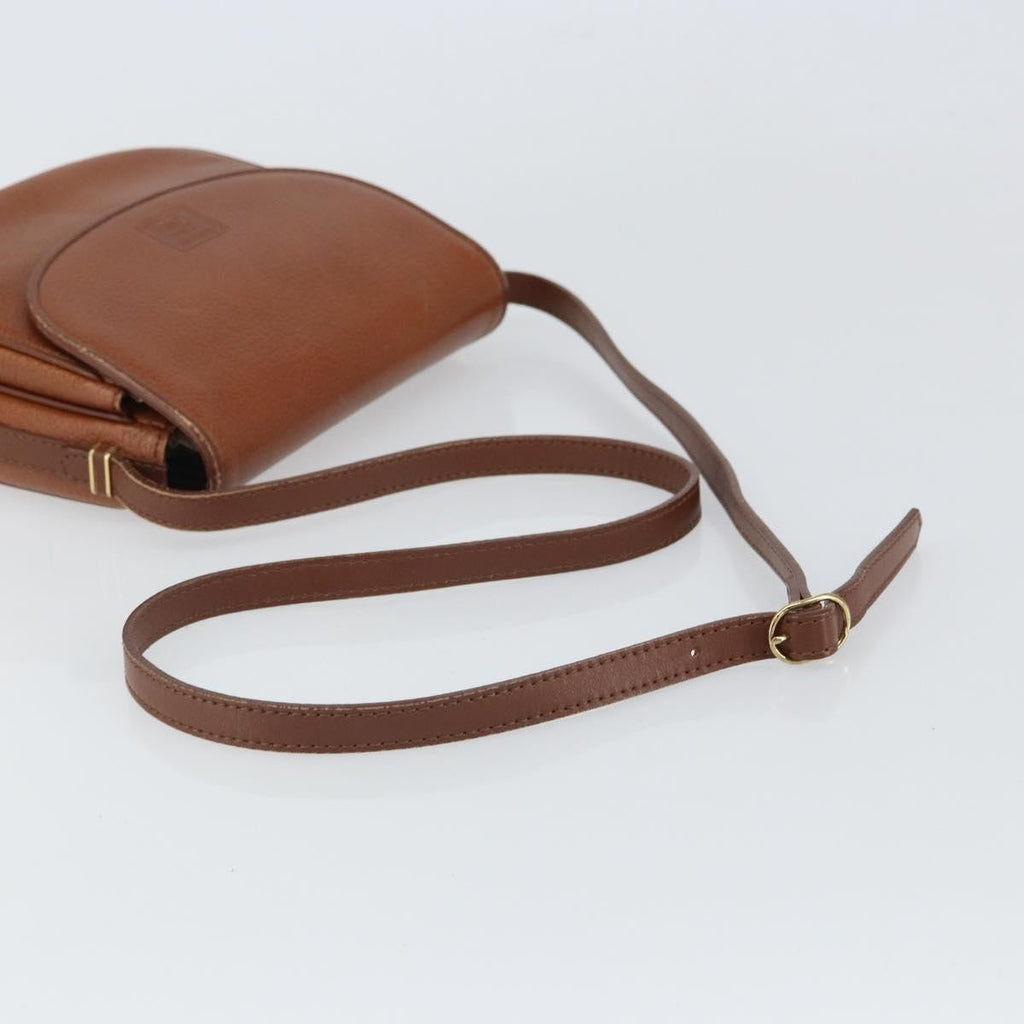 Burberry Vintage Shoulder Bag Leather Brown Leather Shoulder Bag