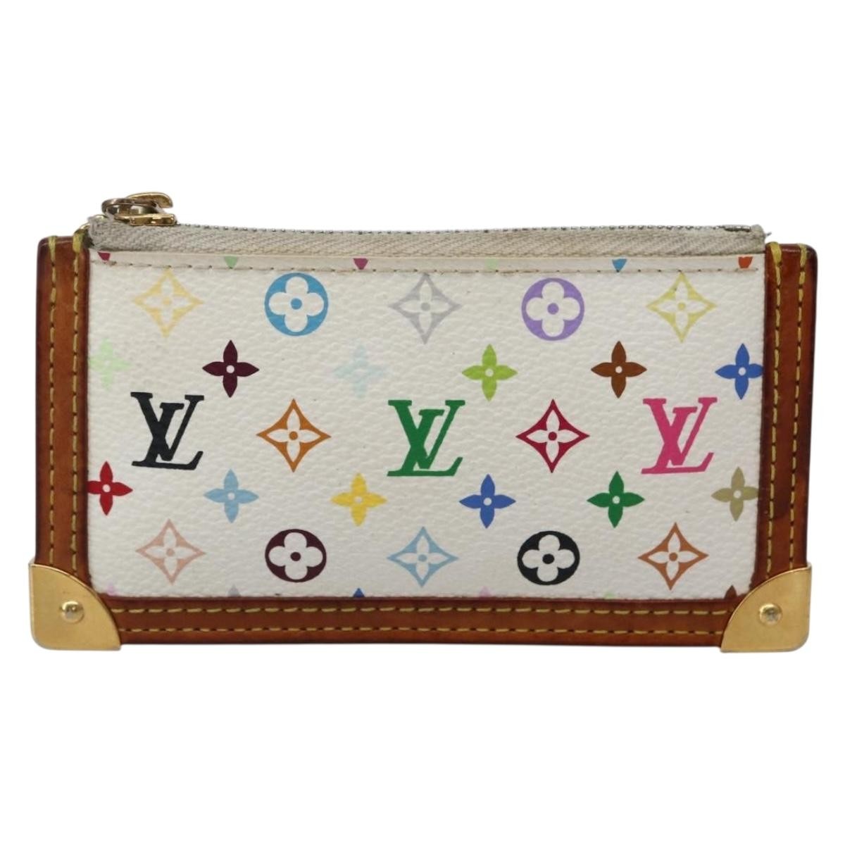 Louis Vuitton Pochette Clés Monogram Canvas Multicolour Canvas Wallets Accessory