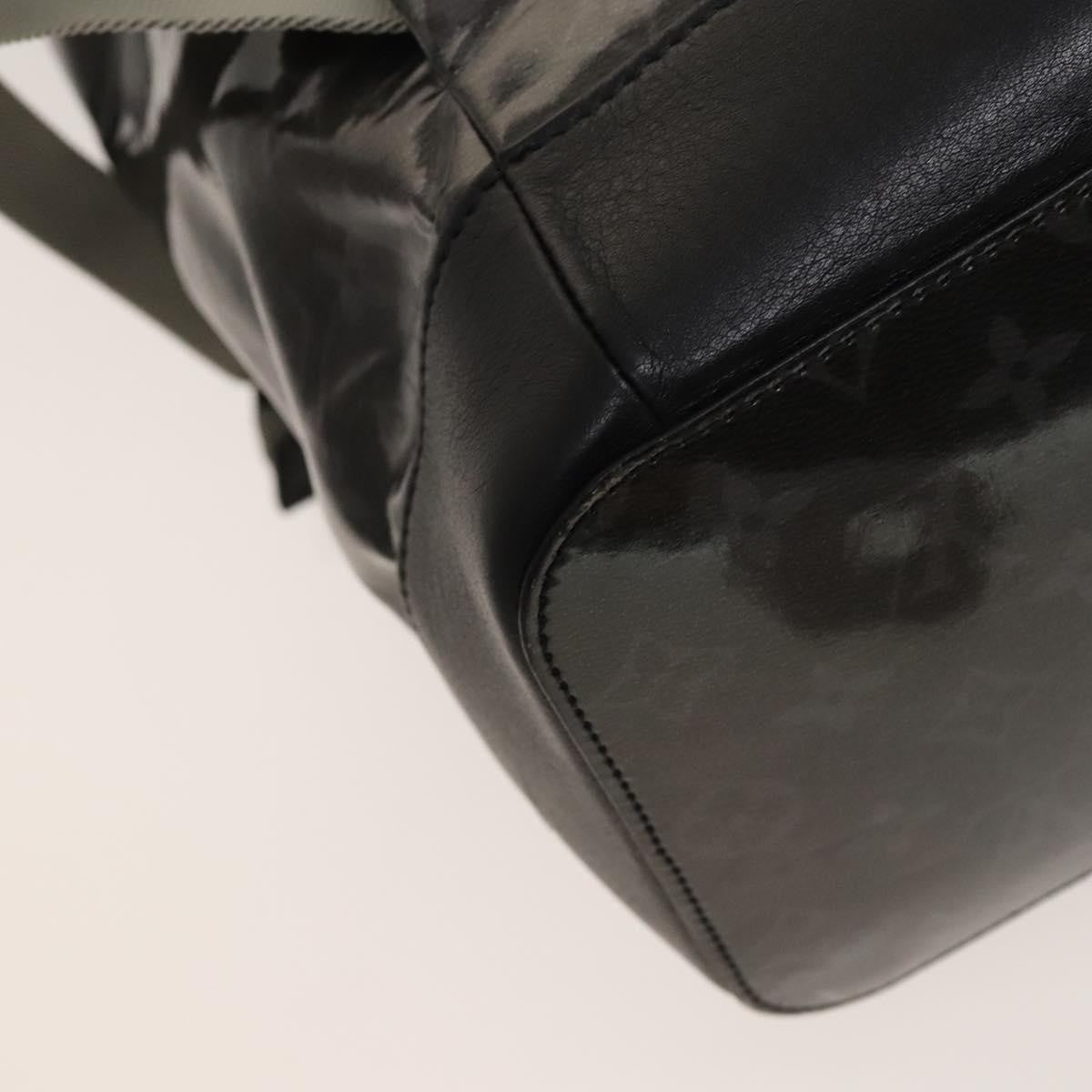Louis Vuitton Zipped Tote Limited Edition Monogram Eclipse Glaze Canvas Black Canvas Backpack Bag