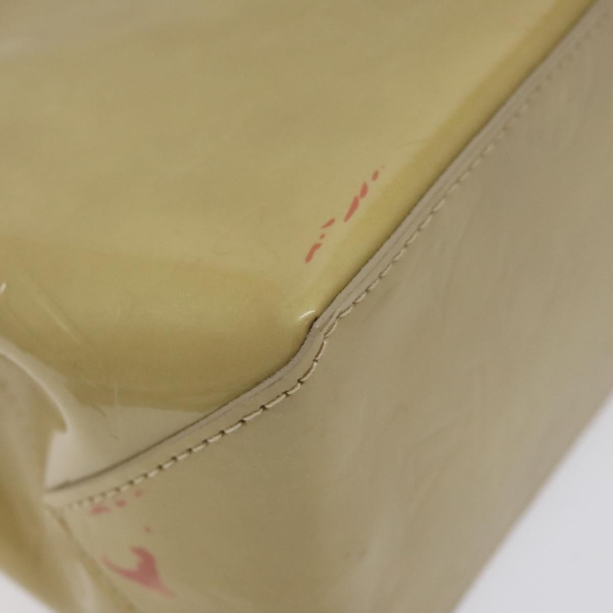 Louis Vuitton Reade Handbag Monogram Vernis Beige Patent_Leather Bag