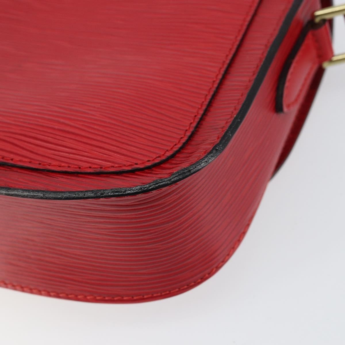 Louis Vuitton Saint Cloud Handbag Epi Leather Red Leather Shoulder Bag