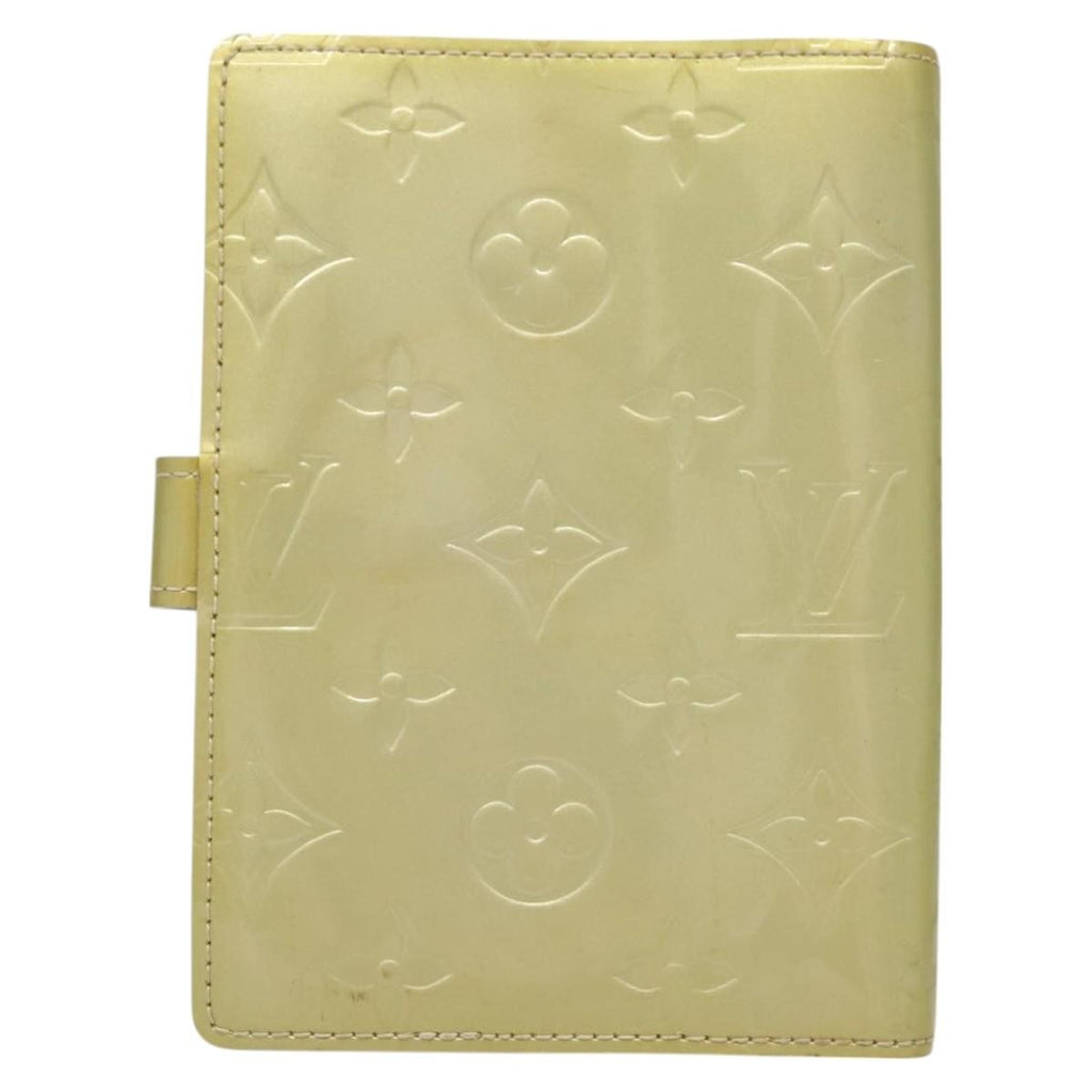 Louis Vuitton Agenda Cover Patent Leather Gray Patent_Leather Wallets Accessory