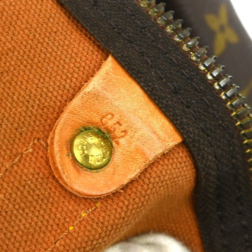 Louis Vuitton Keepall Bag Monogram Canvas Brown Canvas Travel Bag