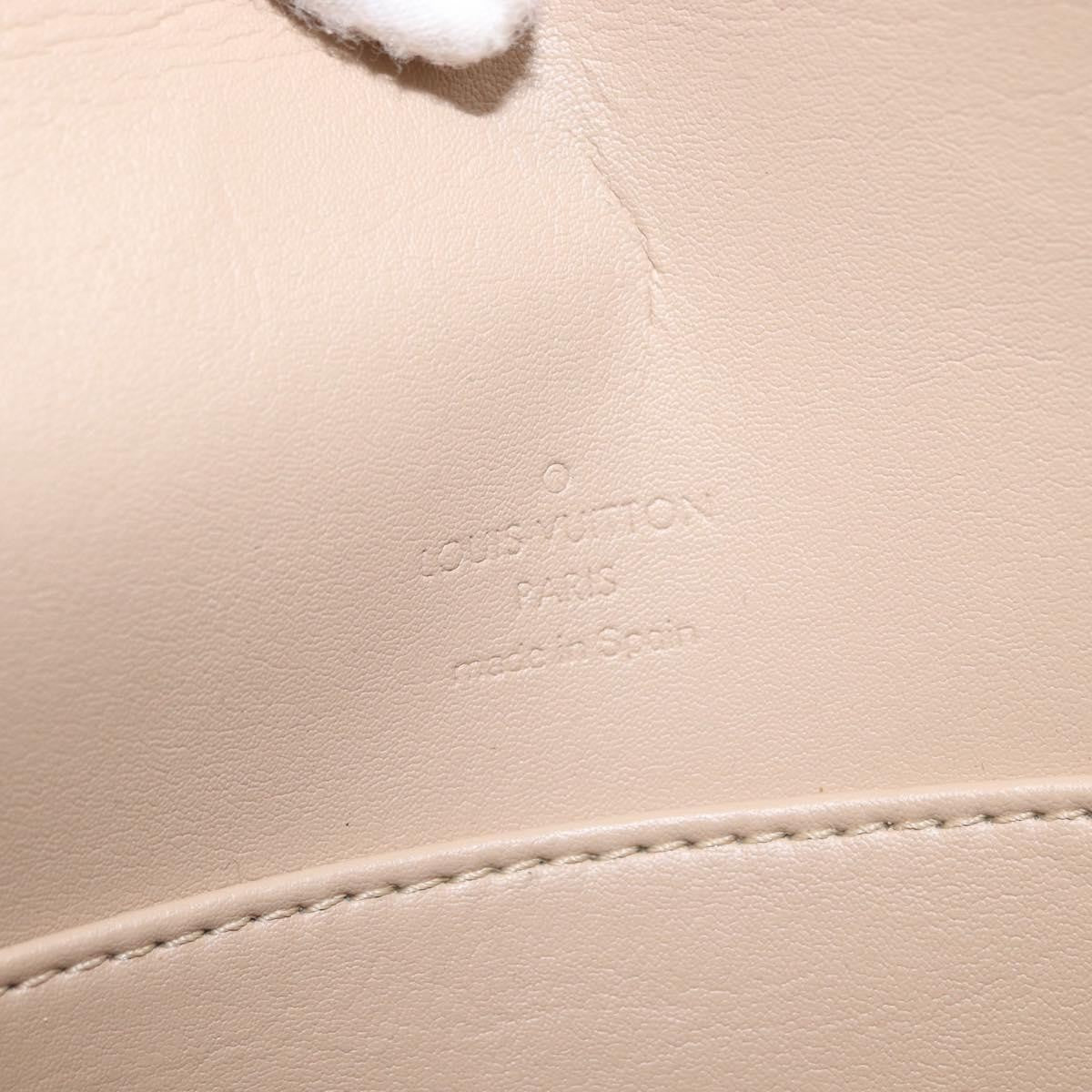 Louis Vuitton Thompson Street Handbag Monogram Vernis Beige Patent_Leather Shoulder Bag
