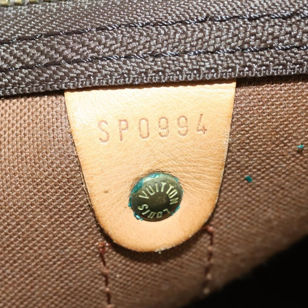 Louis Vuitton Keepall Bag Monogram Canvas Brown Canvas Travel Bag