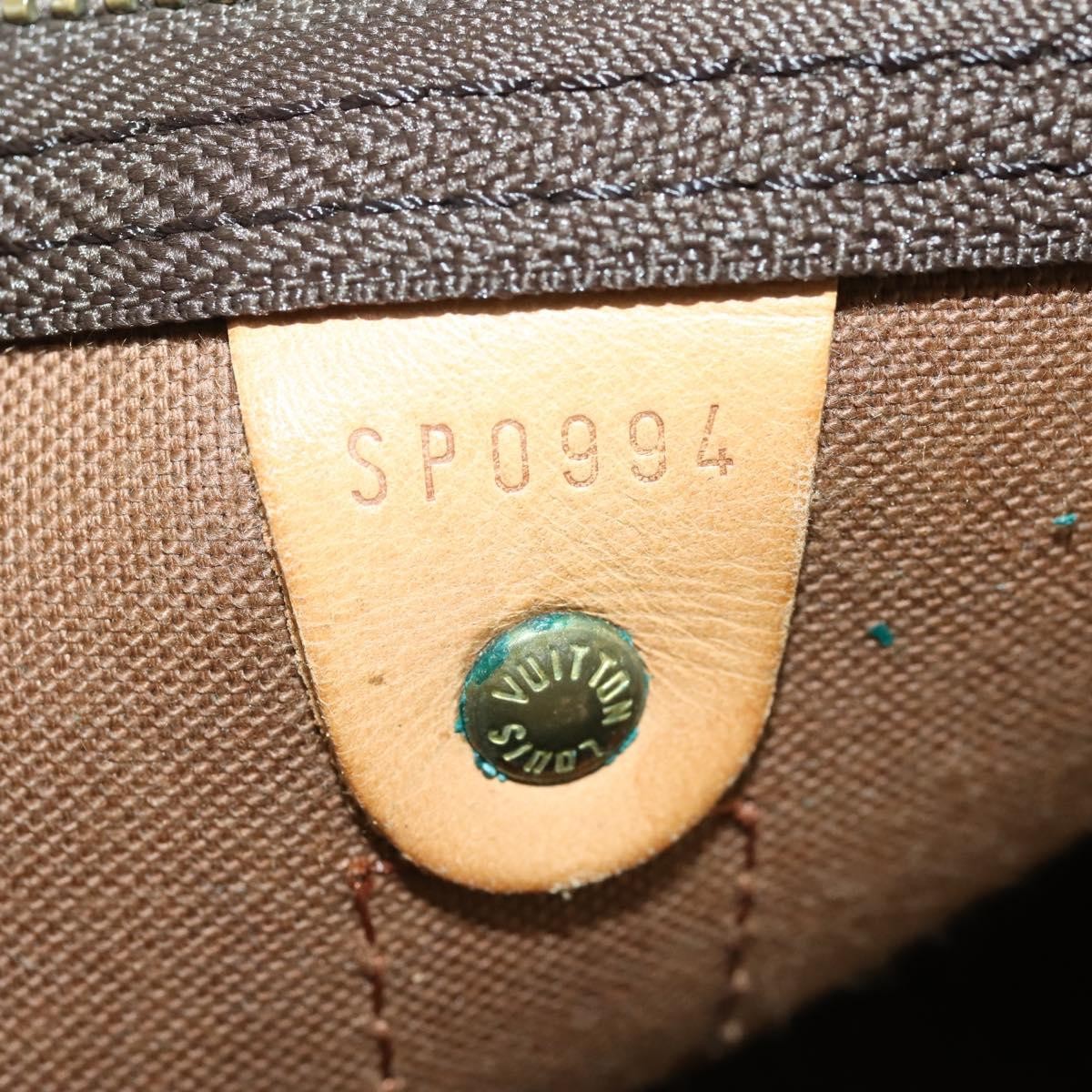 Louis Vuitton Keepall Bag Monogram Canvas Brown Canvas Travel Bag