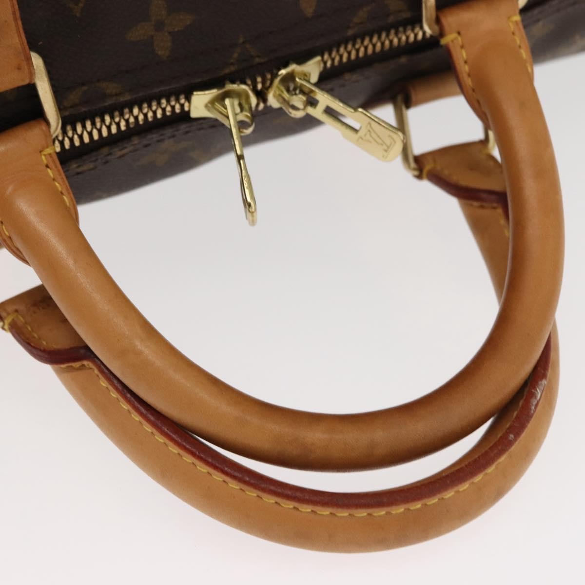 Louis Vuitton Keepall Bag Monogram Canvas Brown Canvas Travel Bag